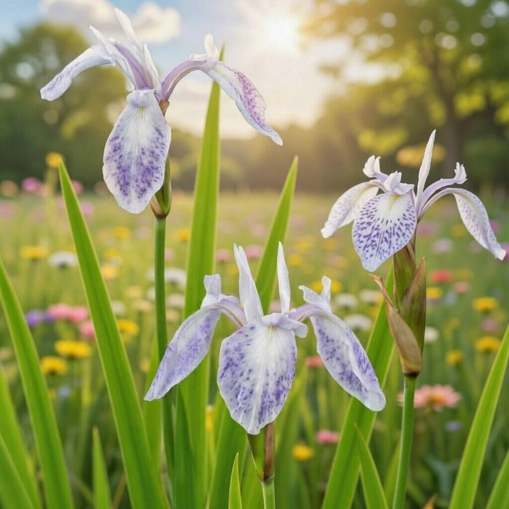 Iris laevigata 'Mottled Blue'
